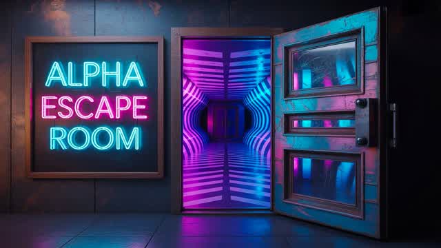 ALPHA ESCAPE ROOM — Fortnite Creative map cover art