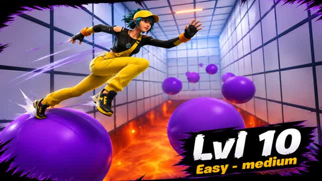 (0186)HS medium 10 LEVELS — Fortnite Creative map