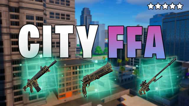 DRIVE CITY FFA 💥 — Fortnite Creative map