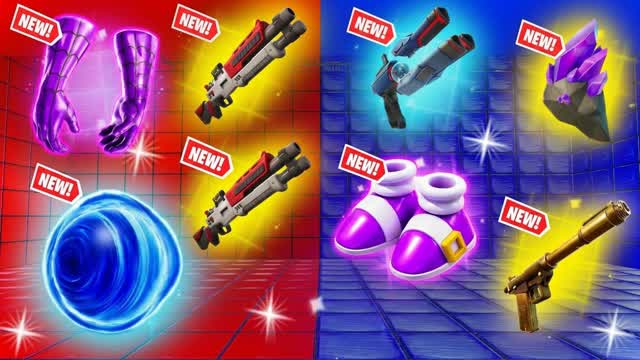 RED VS BLUE 🔴🔵 SUPER INCREDIBLE — Fortnite Creative map cover art
