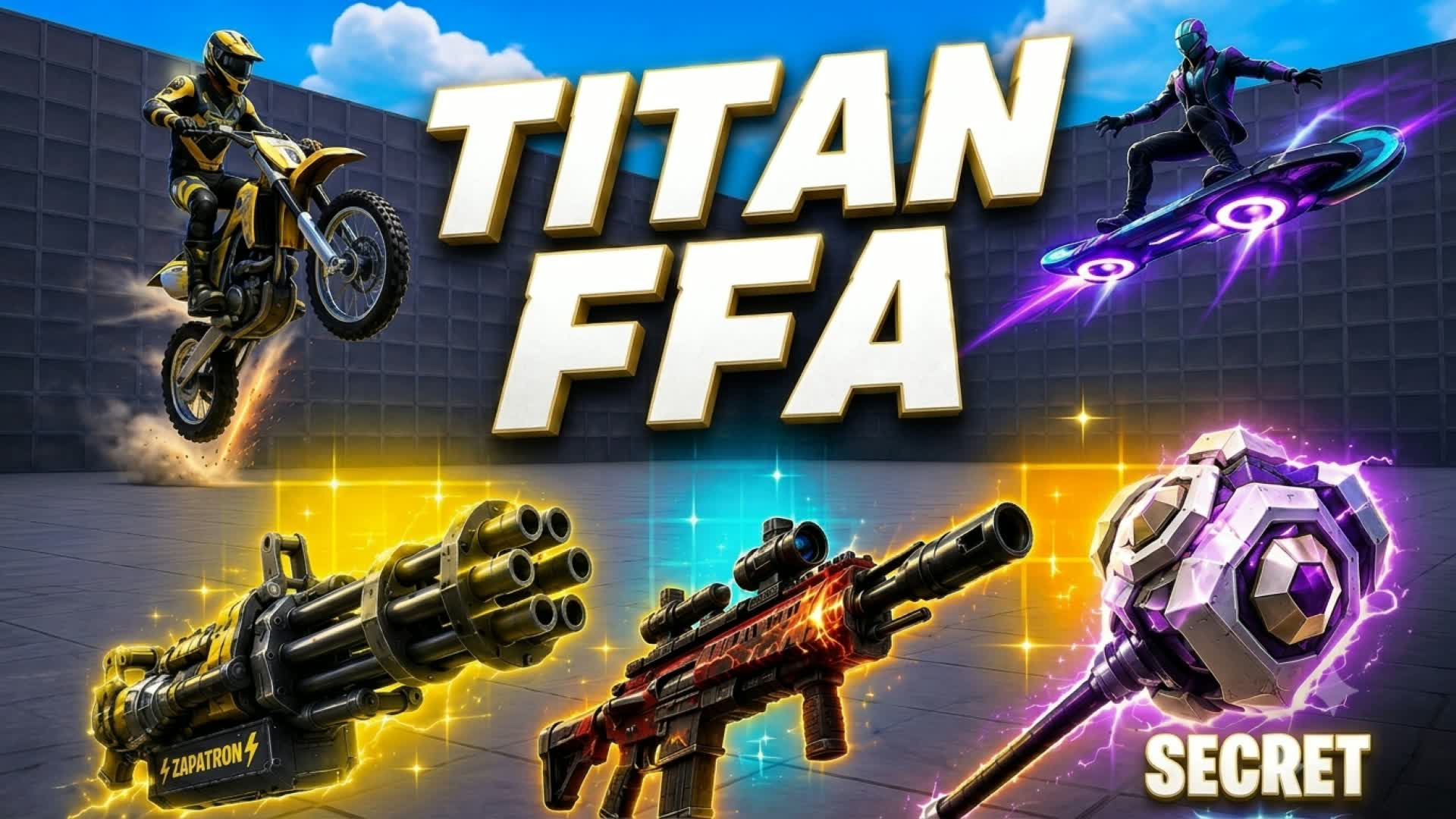 Titan 1v1 FFA — Fortnite Creative map