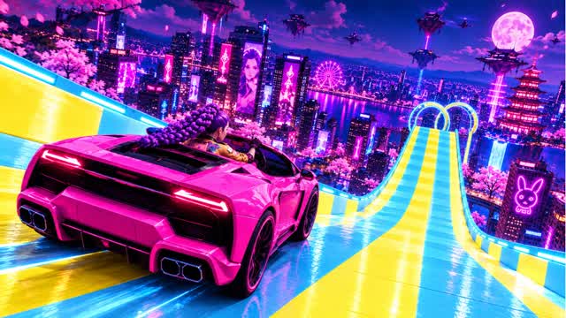 SUPER CAR GAME — Fortnite Creative map cover art