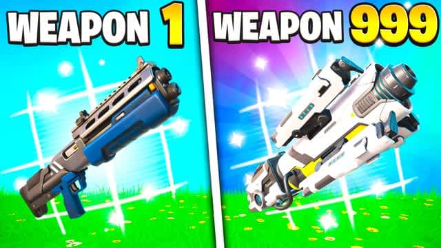 👑 CHAMPION GUN GAME 🔫 ONE SHOT 🎯 — Fortnite Creative map cover art
