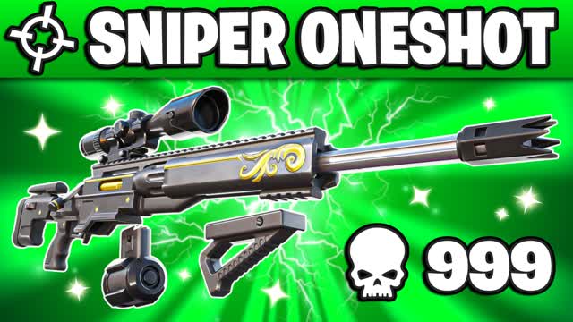 CHAOS SNIPER ONE SHOT 🎯 — Fortnite Creative map cover art