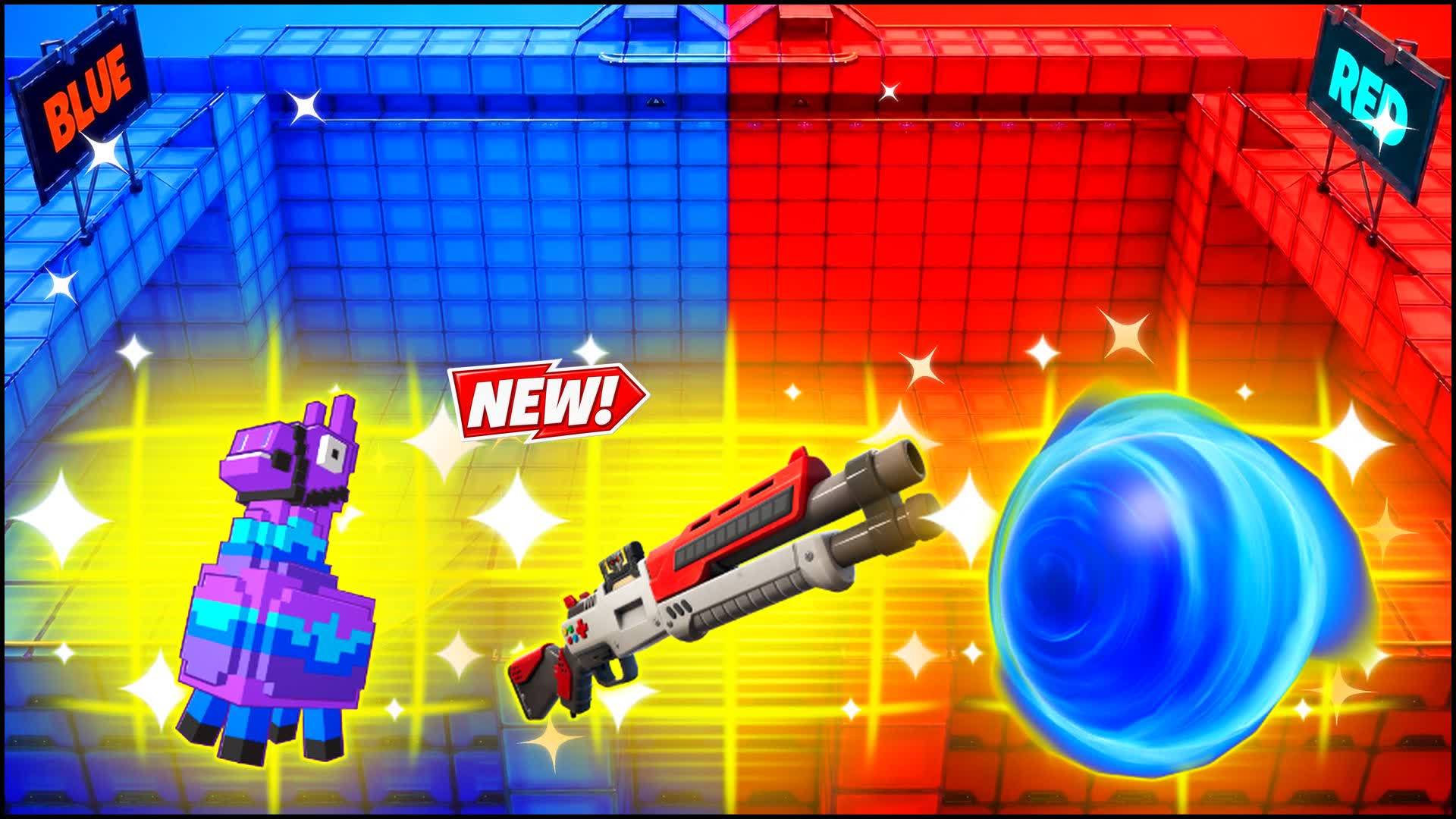 RED VS BLUE PALE FRONT 🔴🔵 — Fortnite Creative map