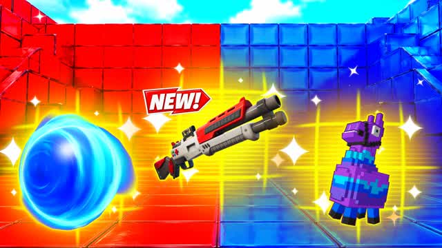 RED VS BLUE PLAY TO WIN 🔴🔵 — Fortnite Creative map cover art