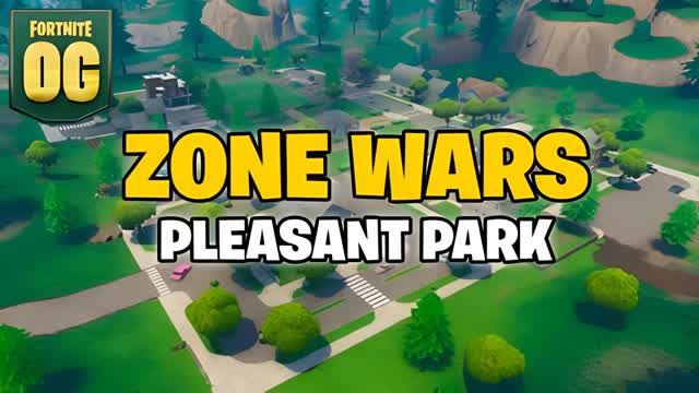 OG PLEASANT PARK ZONE WARS — Fortnite Creative map cover art