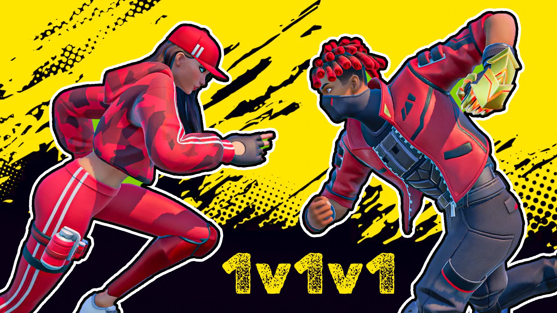 Crazy 1v1v1 FFA Reload 1v1 — Fortnite Creative map