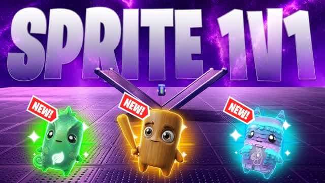 1v1 Sprites — Fortnite Creative map