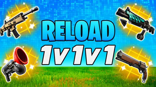 1v1v1v1V1 RELOAD — Fortnite Creative map cover art