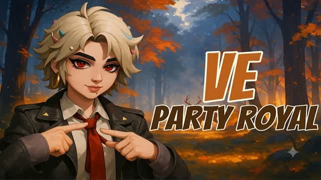 VE Party Royal — Fortnite Creative map cover art