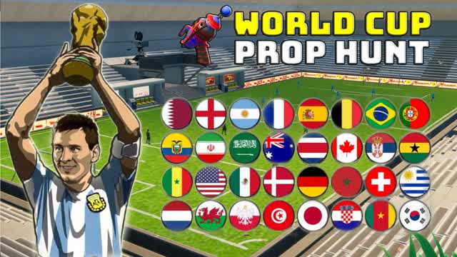 🏆WORLD CUP - PROP HUNT🏆 — Fortnite Creative map cover art