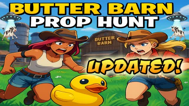 Butter Barn [Prop Hunt] — Fortnite Creative map cover art