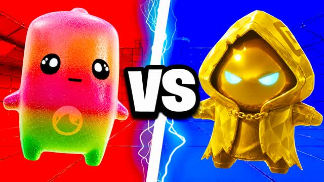 FUNKY RED VS BLUE UNC SUPER 1 4 — Fortnite Creative map cover art