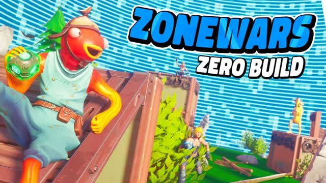 Zero Build Zone Wars 🌀 [SOLO ENDGAME] — Fortnite Creative map