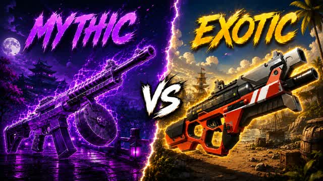 🏆MYTHIC EXOTIC MAYHEM 🔥 — Fortnite Creative map cover art