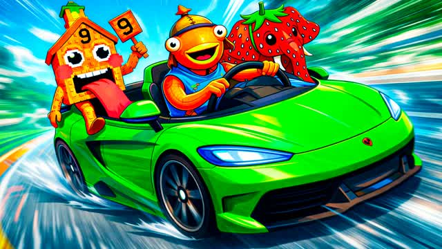 DRIVE FOR BRAINROTS — Fortnite Creative map