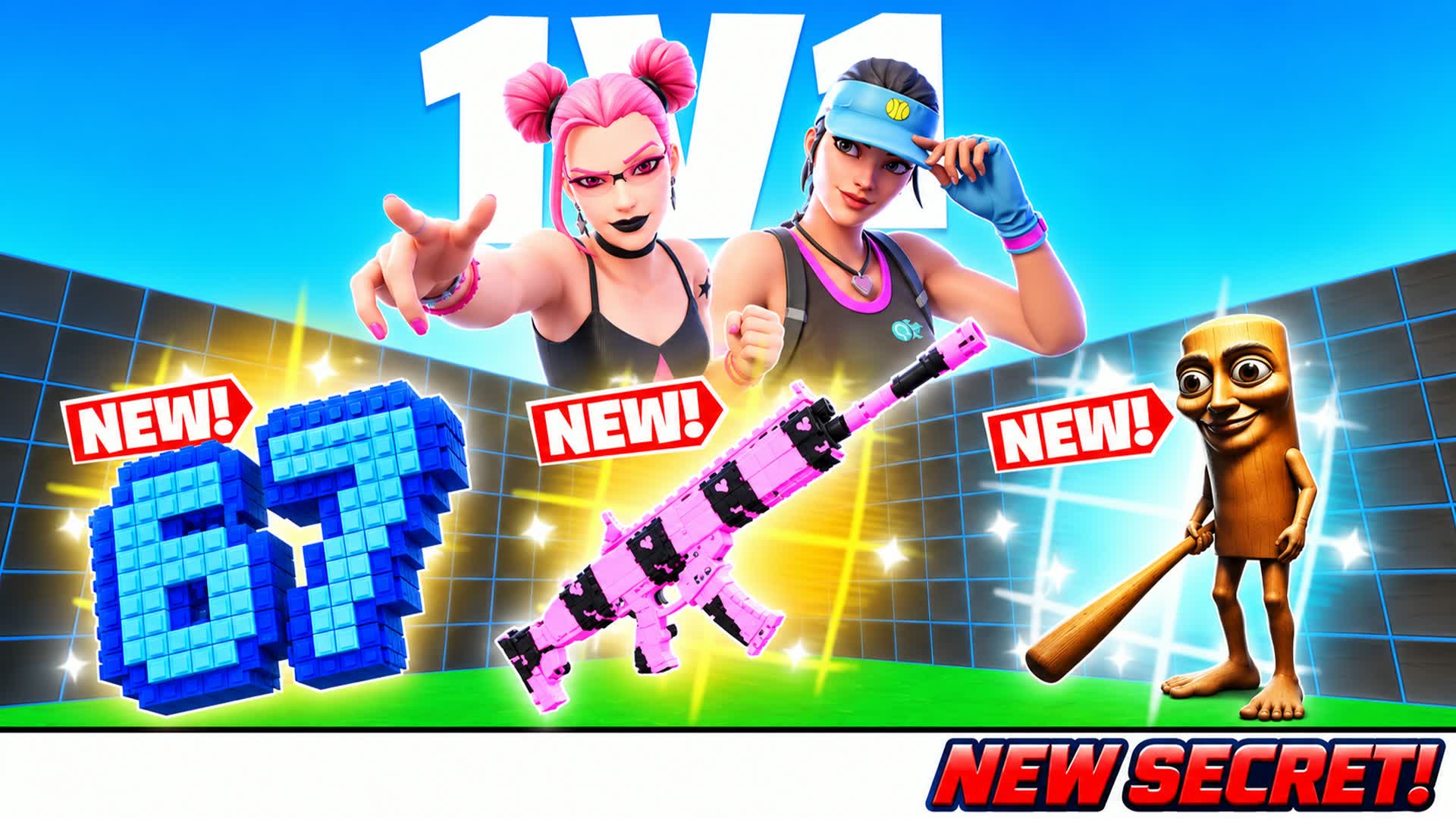 nvq SNIPER 1V1 FFA - ALL GUNS & RIDES — Fortnite Creative map