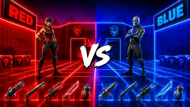 MOGG SPACE RED VS BLUE — Fortnite Creative map