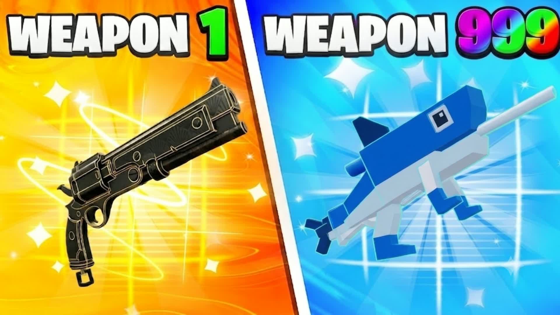 ⭐ULTIMATE FUN GUN GAME 🎯ONE SHOT — Fortnite Creative map