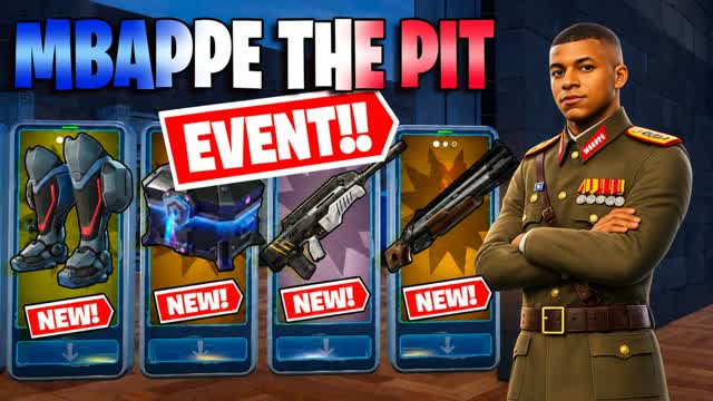 *MBAPPE *THE PIT-FREE FOR ALL — Fortnite Creative map