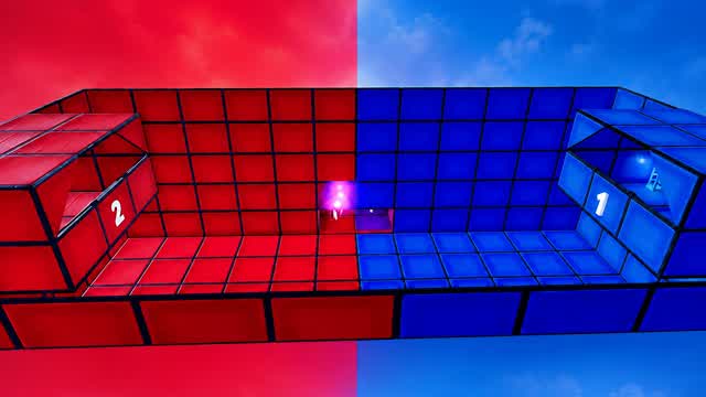 RED 🔴 BLUE 🔵: ARENA — Fortnite Creative map