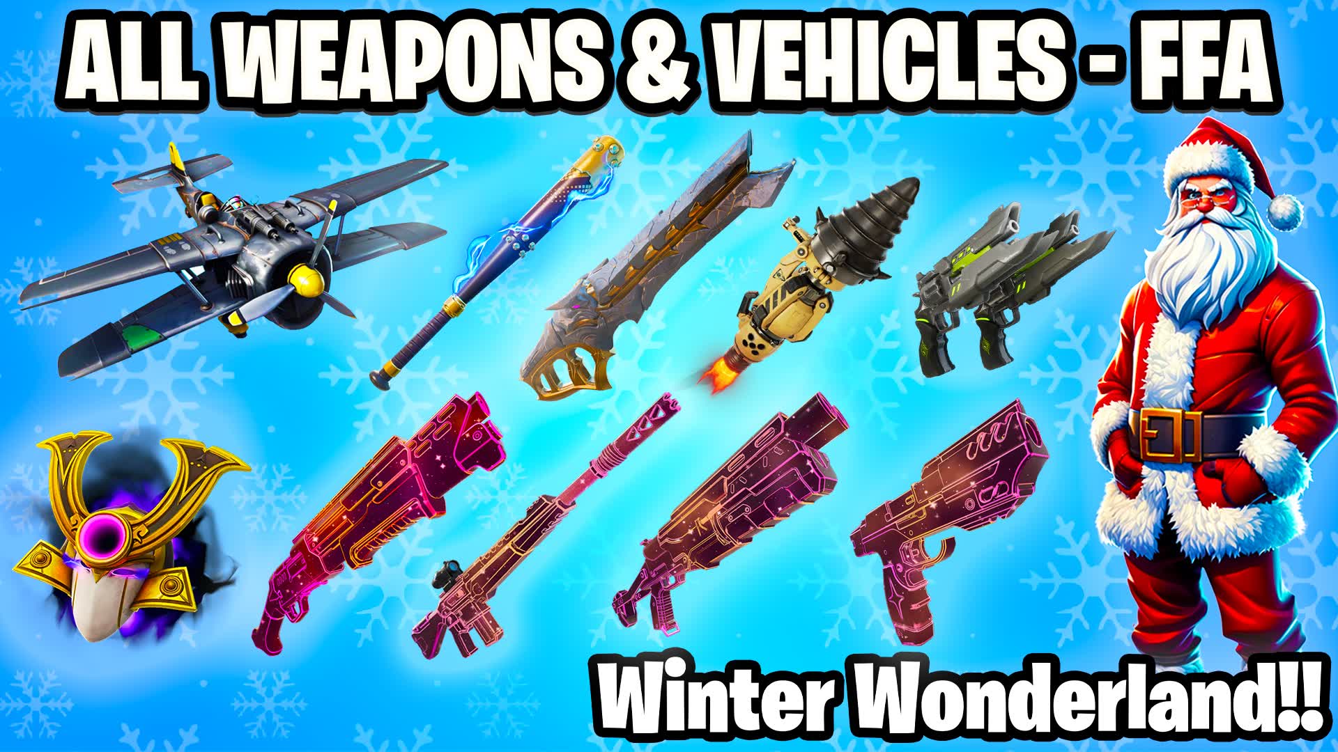 Winter Wonderland - Free For All❄️ — Fortnite Creative map