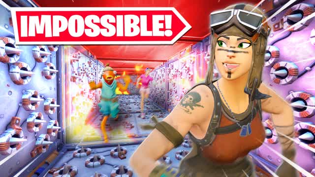Impossible Death Run — Fortnite Creative map cover art
