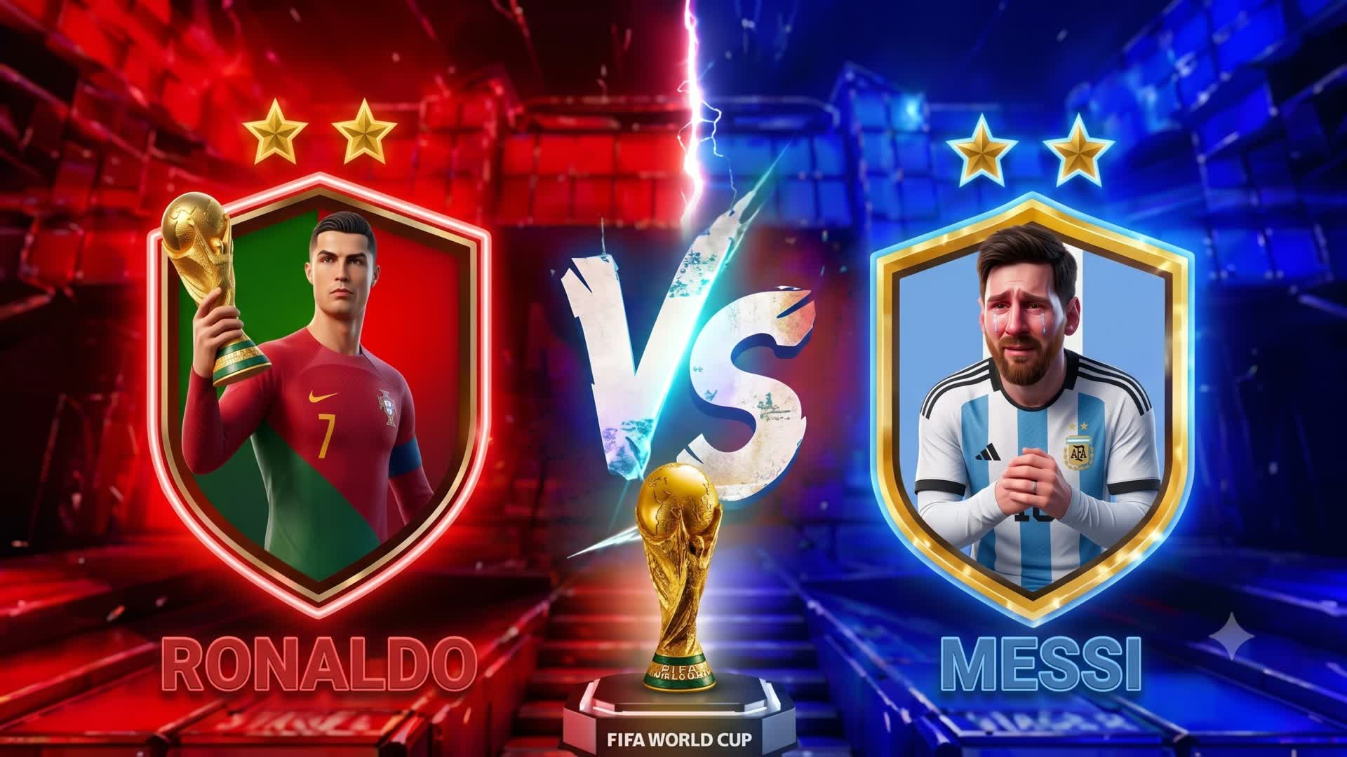 🐐RONALDO VS MESSI😢FOOTBALL RED VS BLUE — Fortnite Creative map