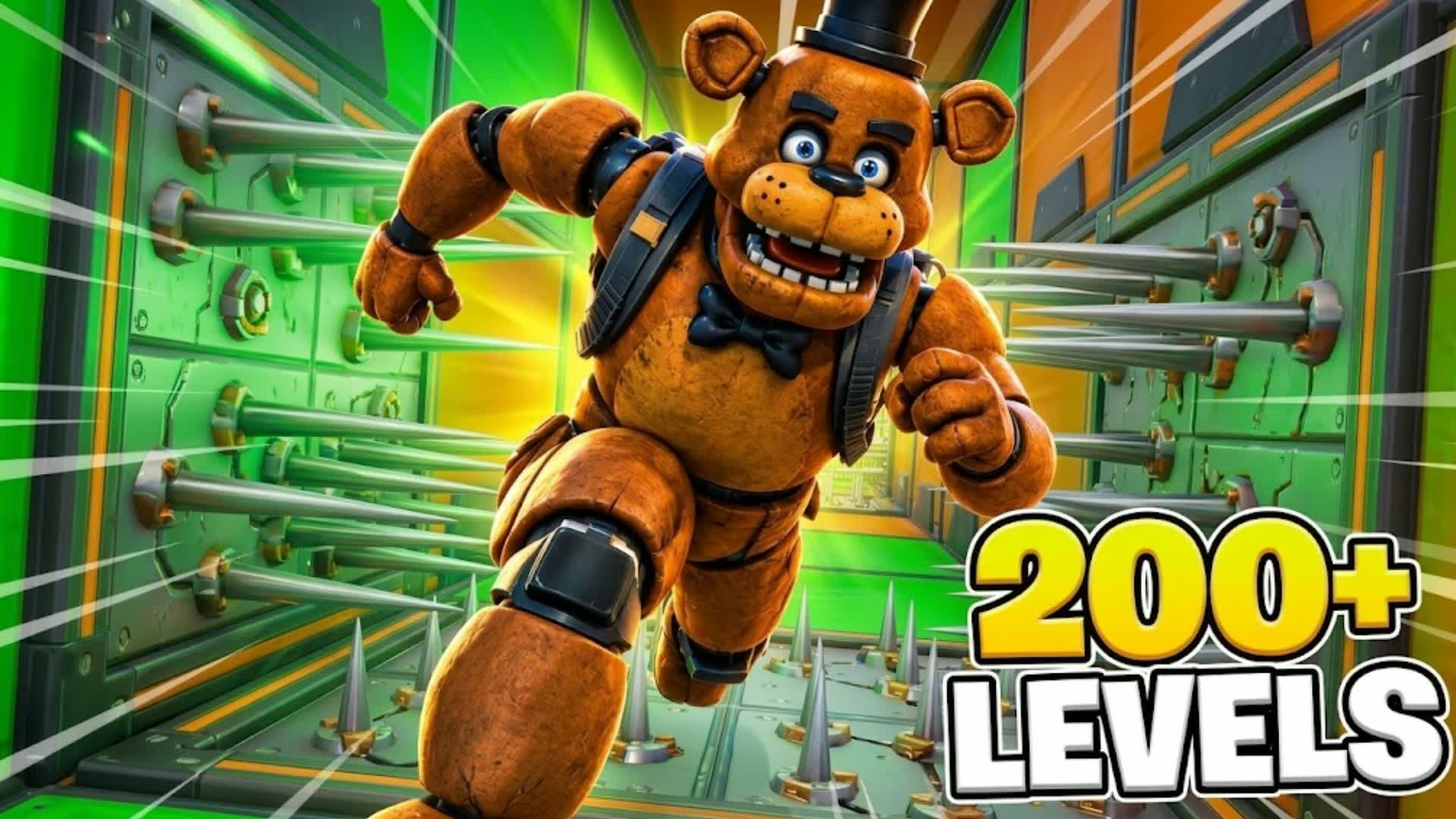 FNAF 200+ EASY DEATHRUN [PARKOUR] — Fortnite Creative map