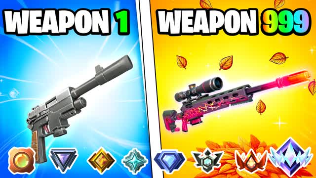 ⭐AUTUMN ONE SHOT- FFA GUN GAME — Fortnite Creative map