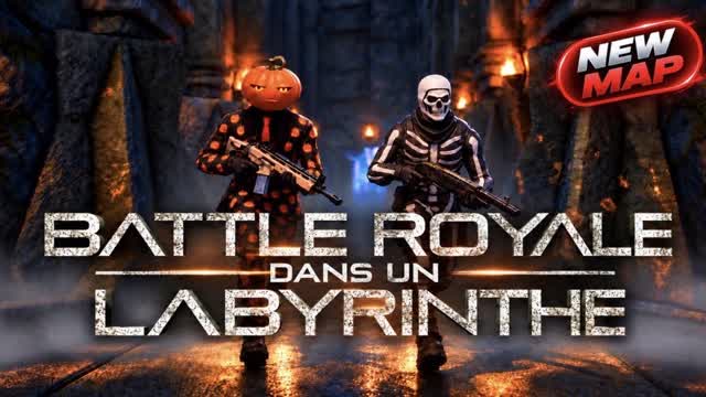 Battle Royale dans un Labyrinthe ⚔️ — Fortnite Creative map