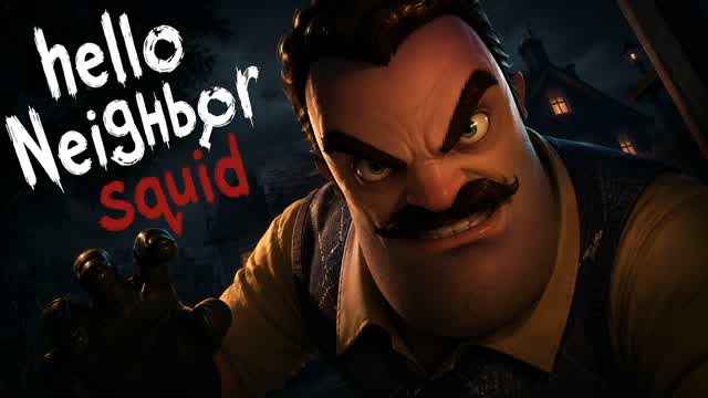 HELLO NEIGHBOR SQUID [HORROR] — Fortnite Creative map