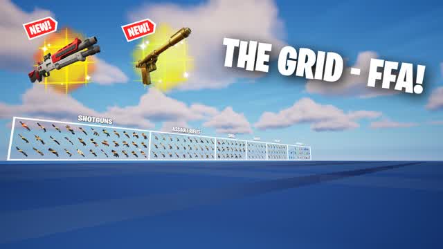 The Grid - FFA — Fortnite Creative map cover art