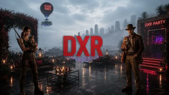 DXR PARTY ROYAL — Fortnite Creative map cover art