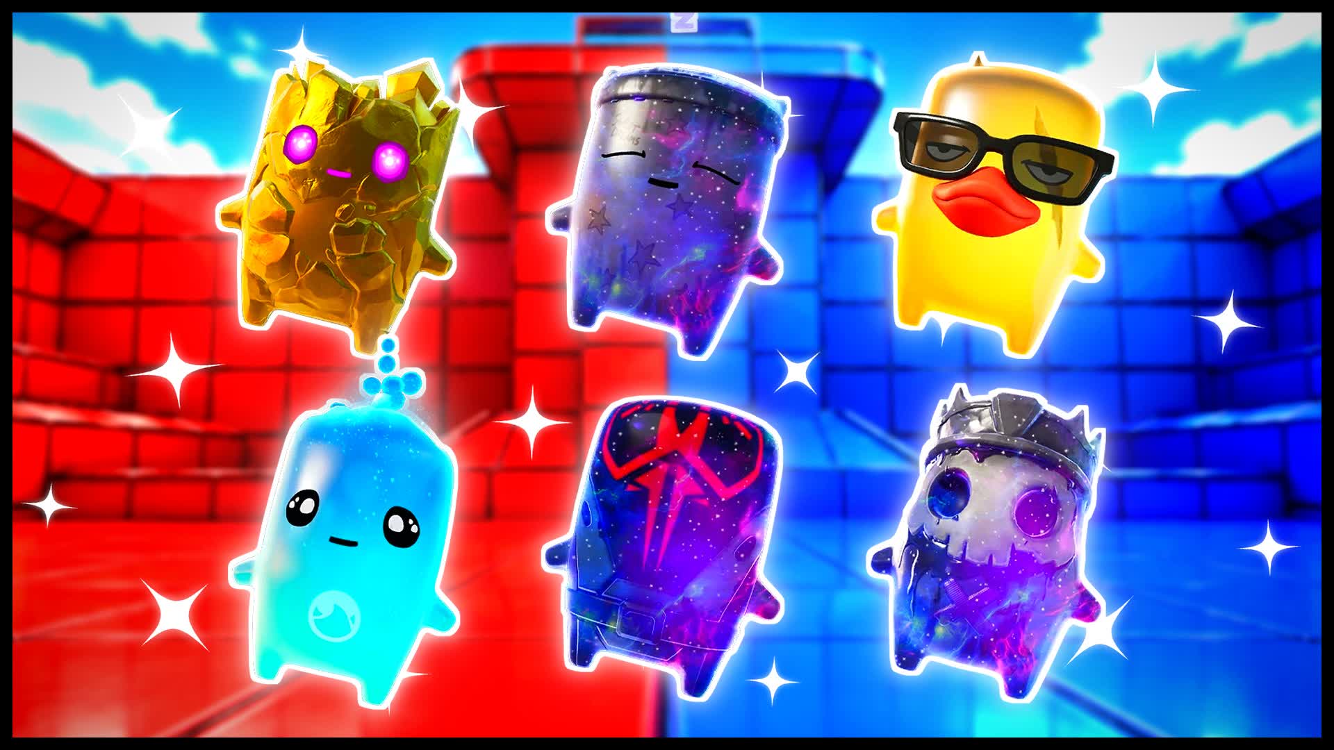 RED VS BLUE SHARP FOOTWORK 🔴🔵 — Fortnite Creative map