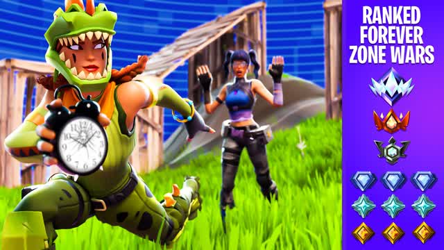 Ranked Forever Zone Wars — Fortnite Creative map cover art