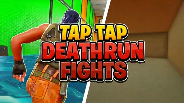 Tap Tap Deathrun Fights — Fortnite Creative map cover art