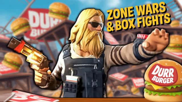 Solo Zone Wars and Box Fights 📦🌀 — Fortnite Creative map cover art