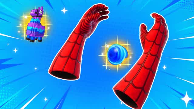 TURBO SPIDER-MAN RED VS BLUE X 🔴🔵 — Fortnite Creative map