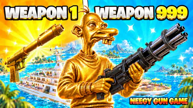 NEEGY GUN GAME 🎯 — Fortnite Creative map