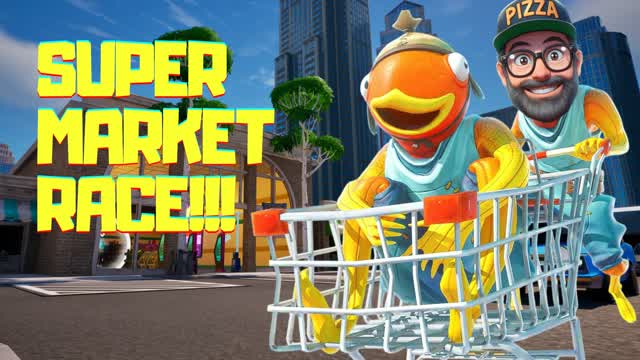 Super Market Race! — Fortnite Creative map