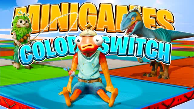 COLOR SWITCH MINIGAMES — Fortnite Creative map cover art