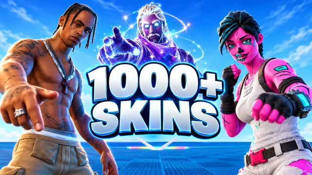 All Skins 1V1 Build fight — Fortnite Creative map cover art