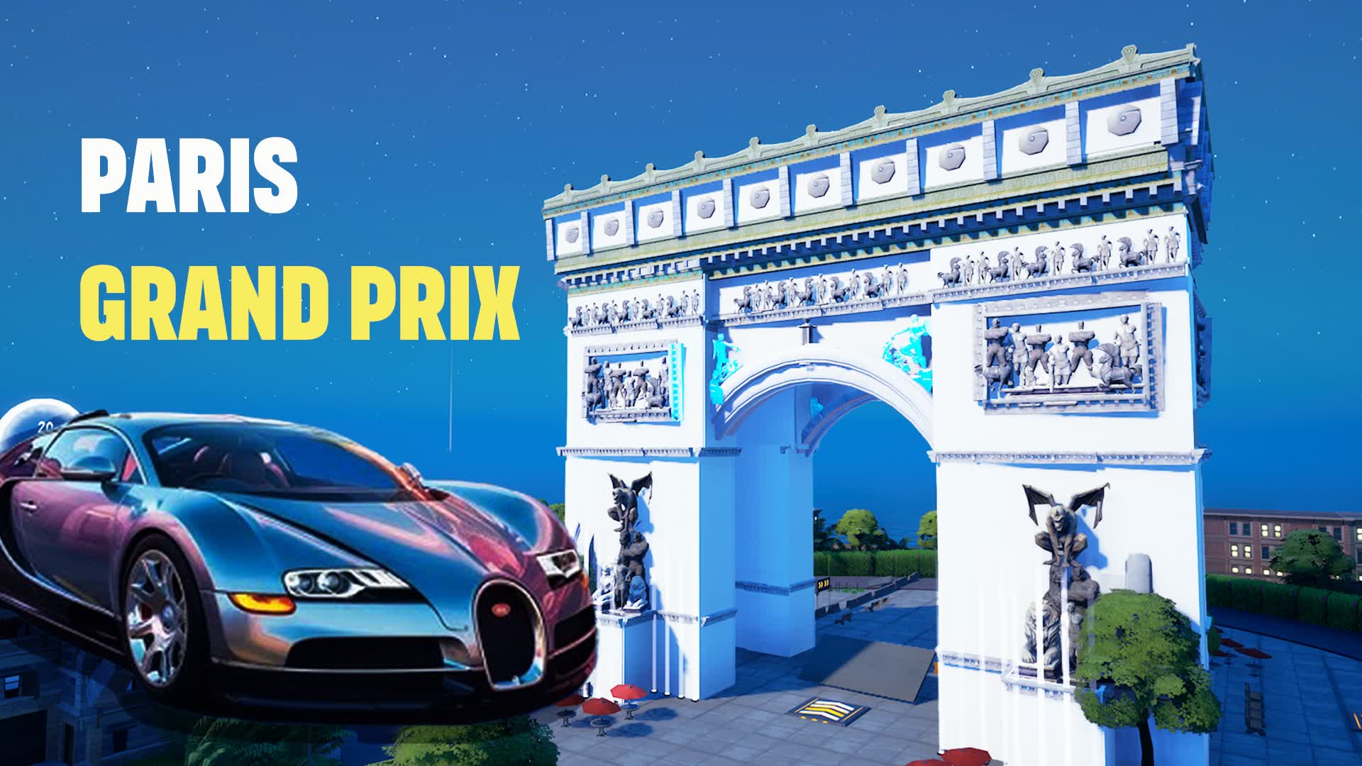Race in Paris — Fortnite Creative map