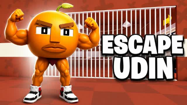 udin PRISON RUN! (OBBY PARKOUR) — Fortnite Creative map