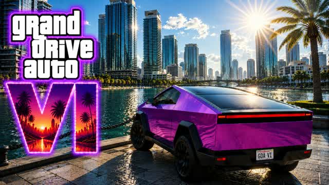 🌴GDA VI 🌴 GRND DRIVE AVTO VI IN MIAMI — Fortnite Creative map cover art