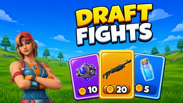 1V1 DRAFT BATTLES [BOXFIGHTS] [PIECE] — Fortnite Creative map