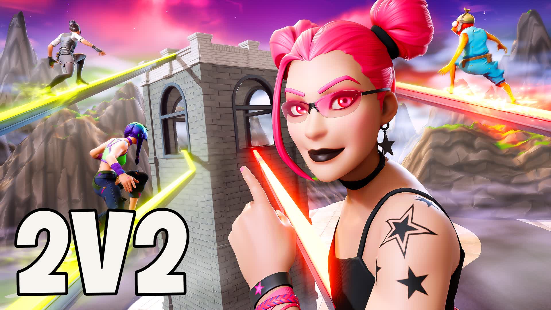 SPEED ZONE WARS [2V2] — Fortnite Creative map