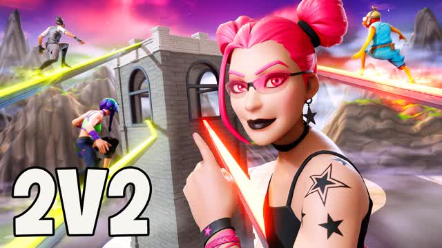 SPEED ZONE WARS [2V2] — Fortnite Creative map cover art